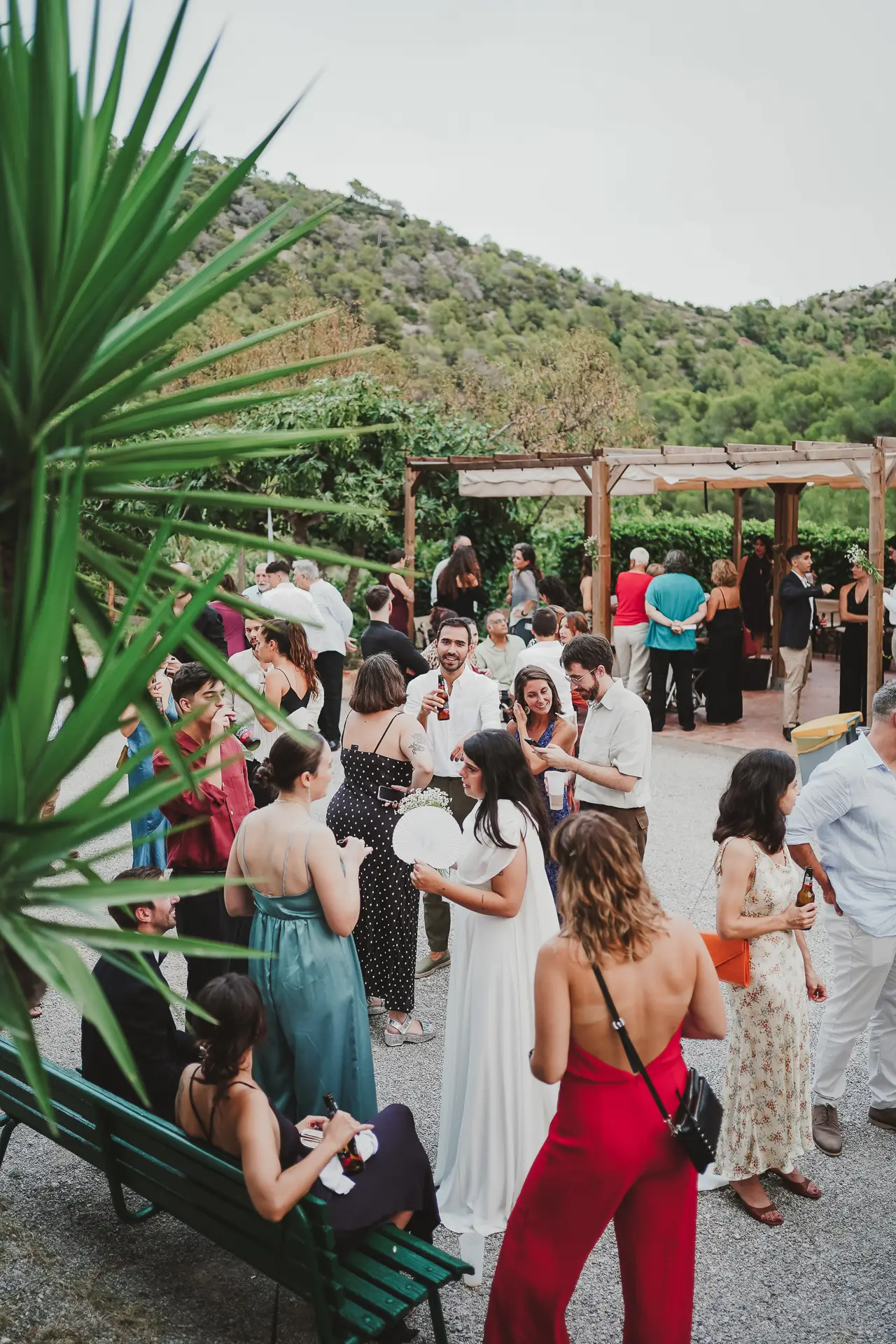 fotografia de bodas en barcelona, invitados de boda